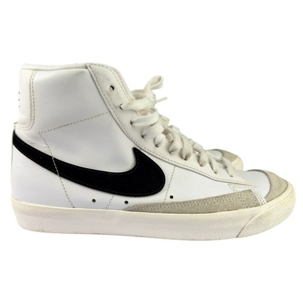 Nike Blazer Mid 77 Vintage White Black High Top Sneakers CZ1055-100 Womens 7.5 - Picture 3 of 10
